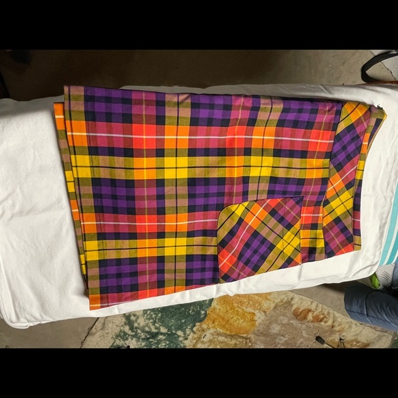 Purple yellow mixed coloured Skort - Picture 2 of 9